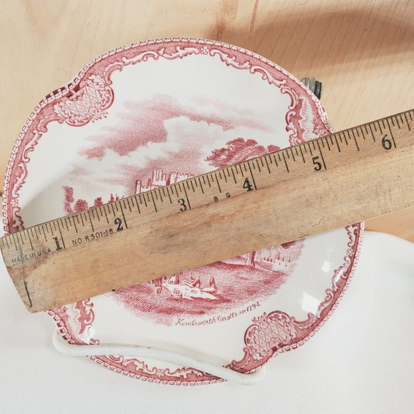 Vintage Johnson Bros Old Britain Castles Saucer 5.25" Ironstone England - Picture 8 of 9